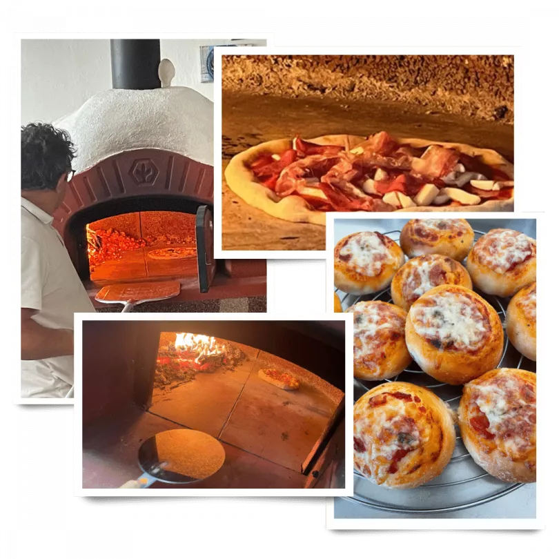 Die allseits beliebte Pizza wird bei uns hausgemacht! Die allseits beliebte Pizza wird bei uns hausgemacht!